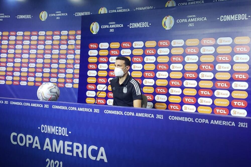 Lionel Scaloni valoró el esfuerzo de sus jugadores
