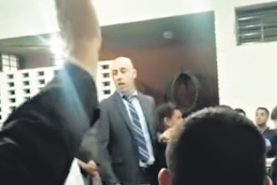 El ministro de Justicia, Martín Ocampo, no la pasó nada bien en el encuentro con los policías porteños.