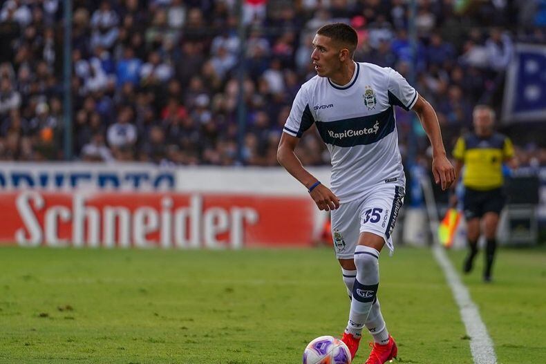 Alan Sosa, el futbolista de Gimnasia de La Plata que fue detenido. 