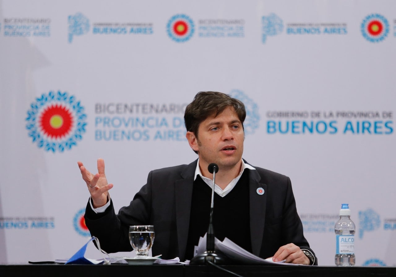 Axel Kicillof destacó el esfuerzo de la provincia para ayudar al sector privado.