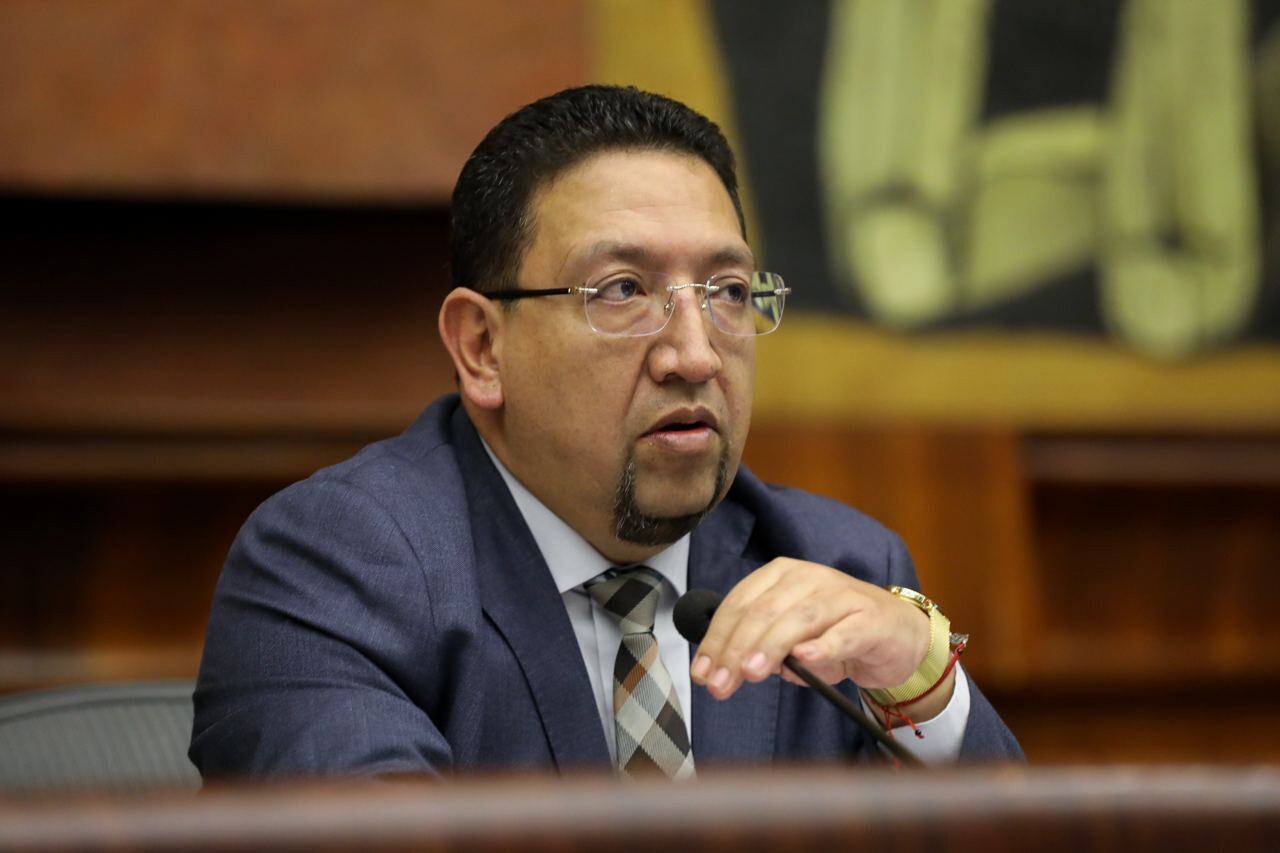 Virgilio Saquicela, presidente de la Asamblea Nacional.