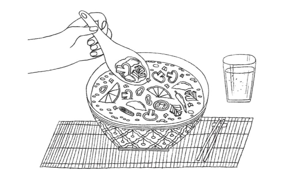 La ilustración es de Agustina Ramos, y forma parte del libro de Rodolfo Reich