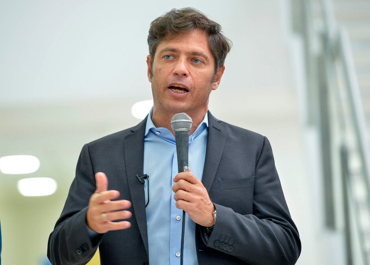 Axel Kicillof, gobernador bonaerense. 