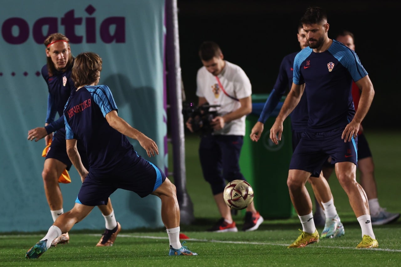 Modric se prepara para su último partido con la selección de Croacia.