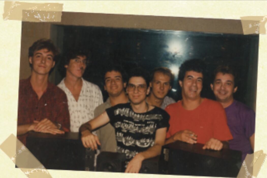 Entrevistadores y entrevistados, en una instantánea de 1988