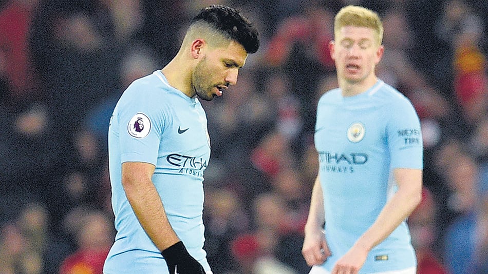 La cara de Agüero lo dice todo. Día para el olvido.