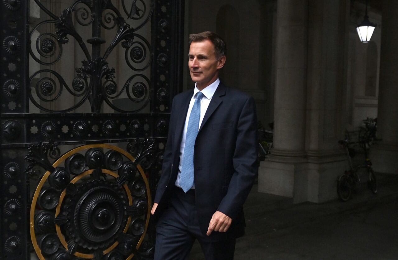 Jeremy Hunt, nuevo ministro de Finanzas británico.
