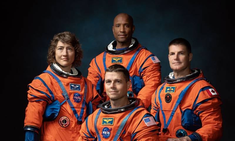 El equipo completo que estará a bordo de la nave espacial Orion. (Foto: NASA)