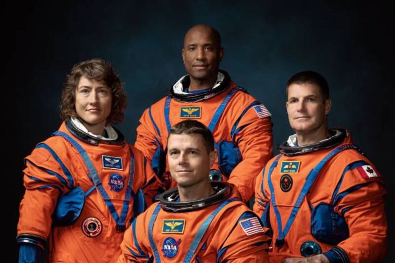 El equipo completo que estará a bordo de la nave espacial Orion. (Foto: NASA)