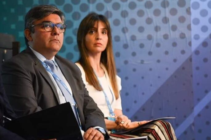 Juan Veliz durante el debate electoral de la capital catamarqueña.