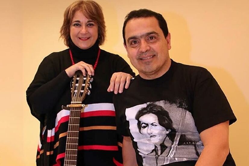 Yamila Cafrune y Mariano Saravia