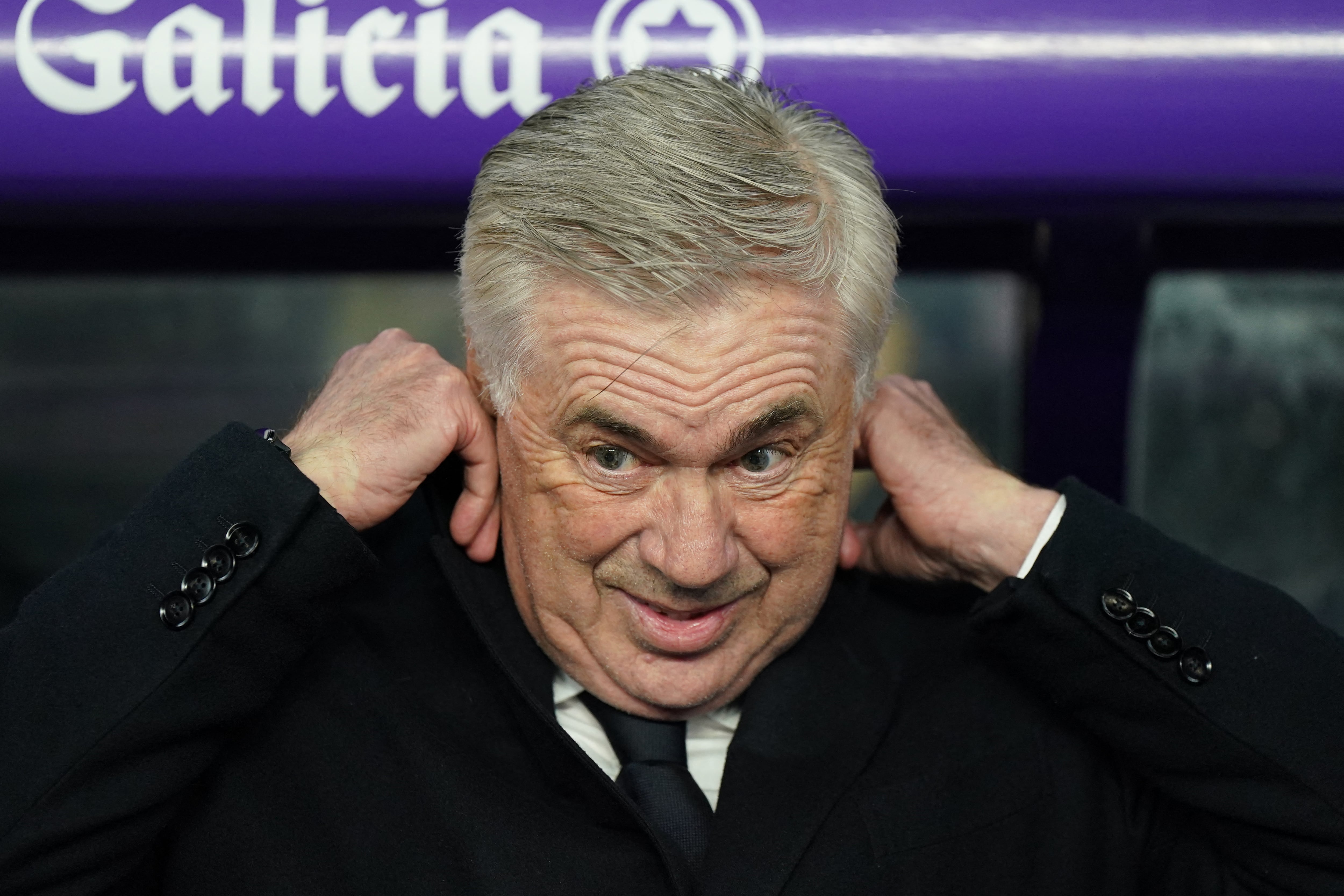 Carlo Ancelotti, DT del Real Madrid.