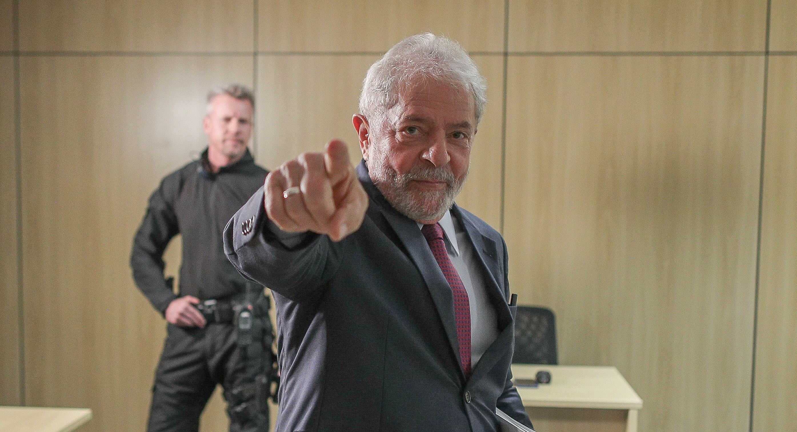 Lula da Silva durante el reportaje que brindó a Página12. 