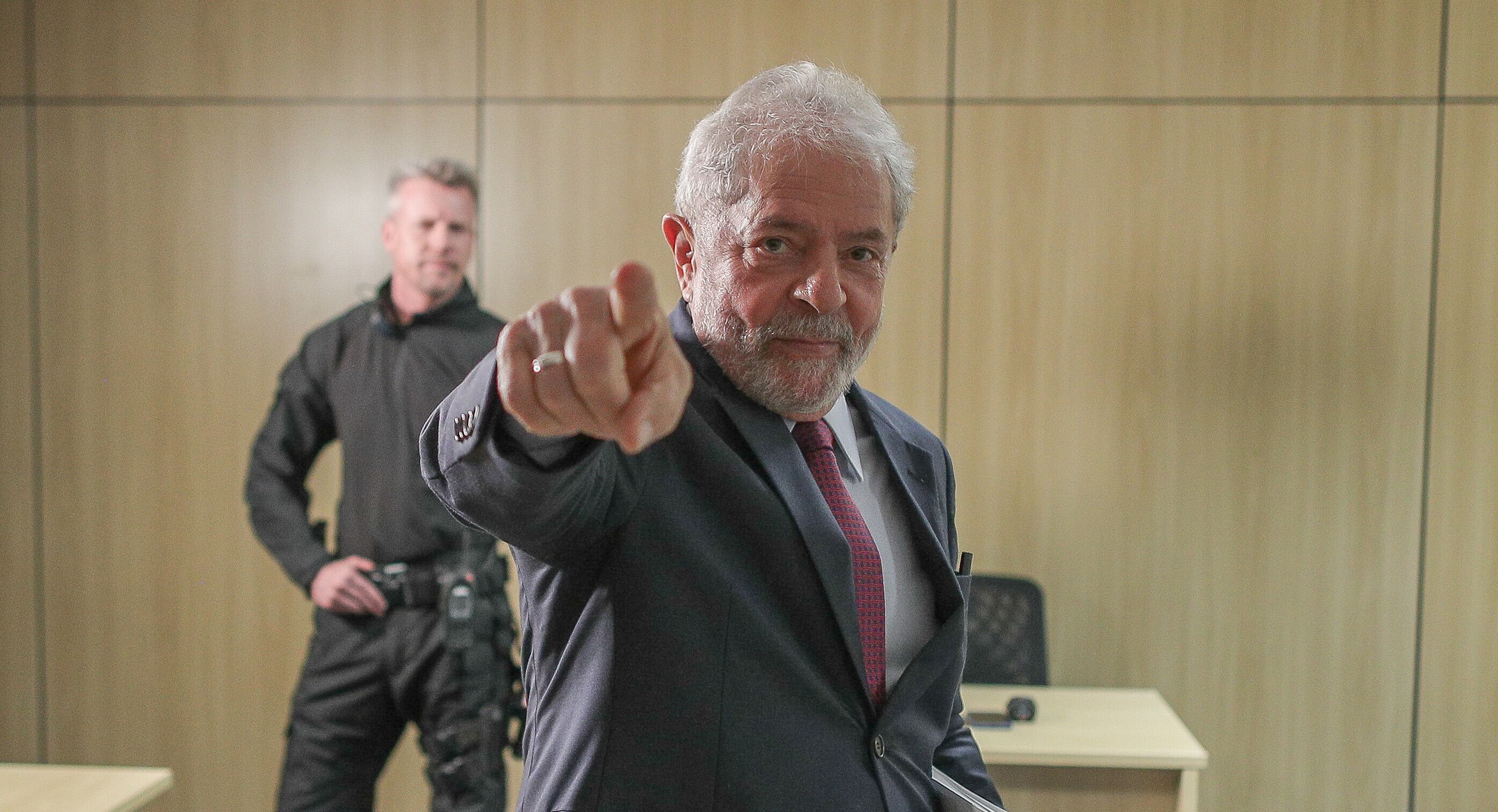 Lula da Silva durante el reportaje que brindó a Página12.