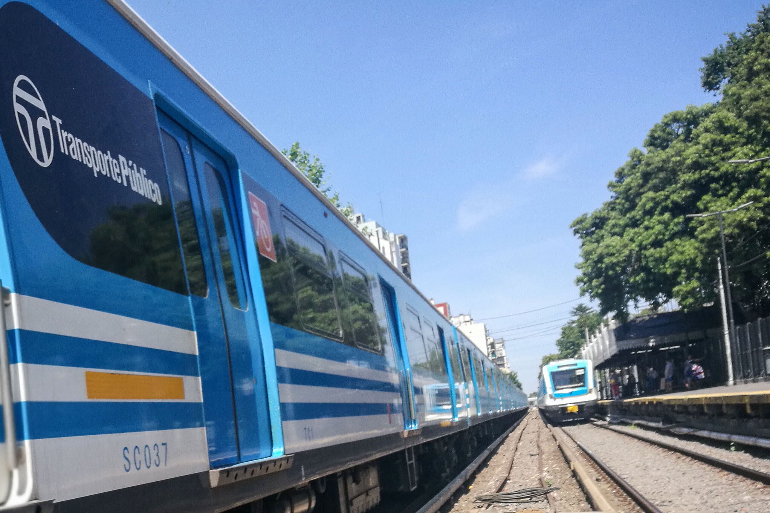 FOTO ALEJANDRO LEIVA 
   tren  sarmiento