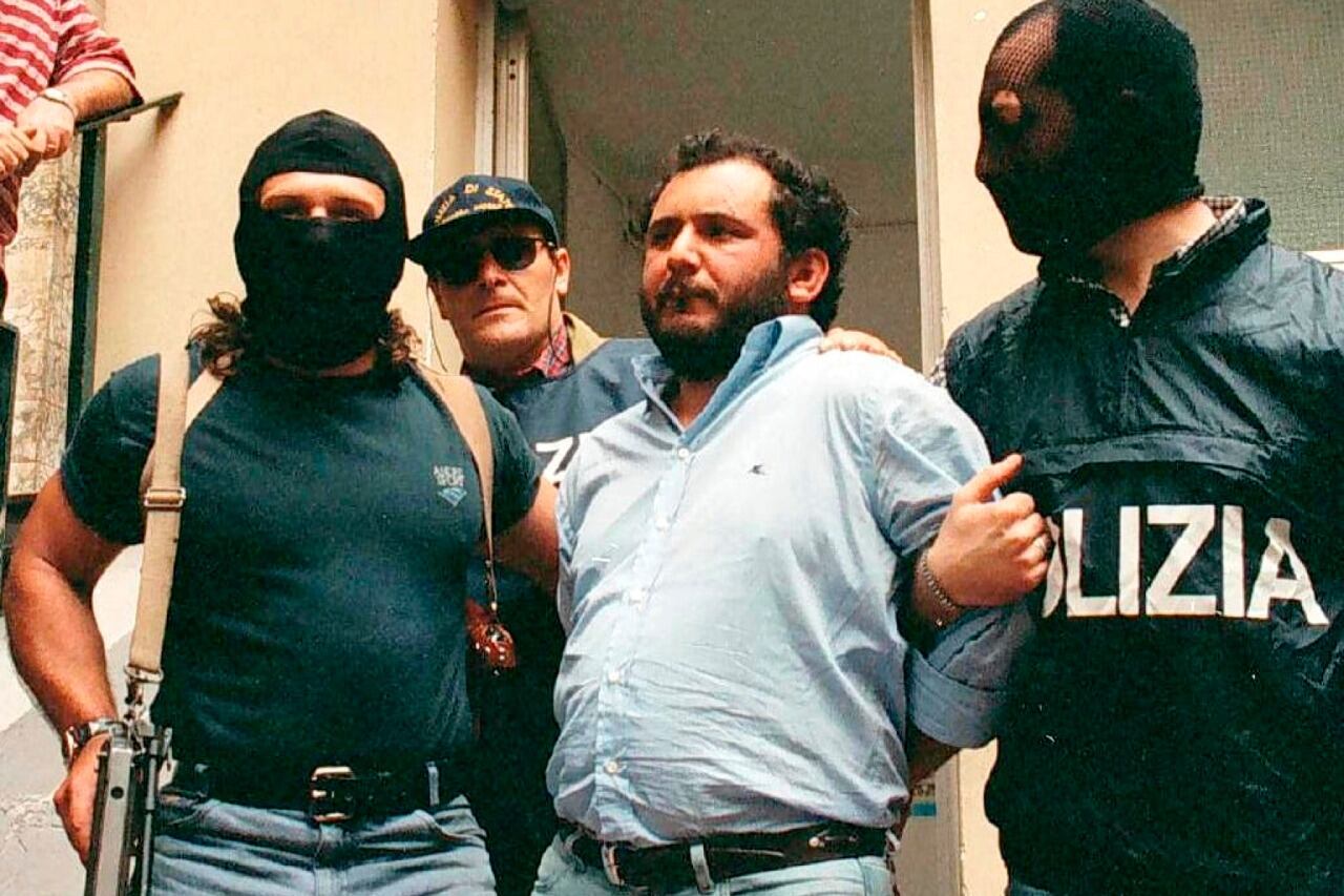 Brusca, cuando fue detenido en mayo de 1996. 