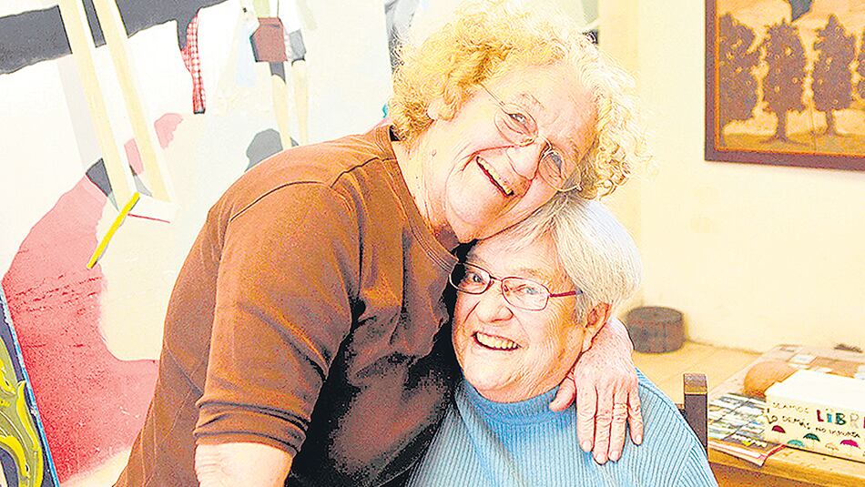 “Cachita” (derecha) y Norma se habían conocido porque sus maridos eran primos.