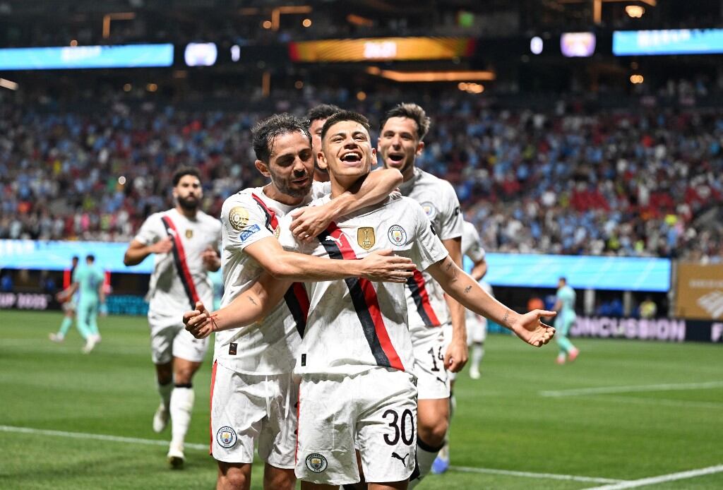 Echeverri metió un lindo gol en el Mundial de Clubes.