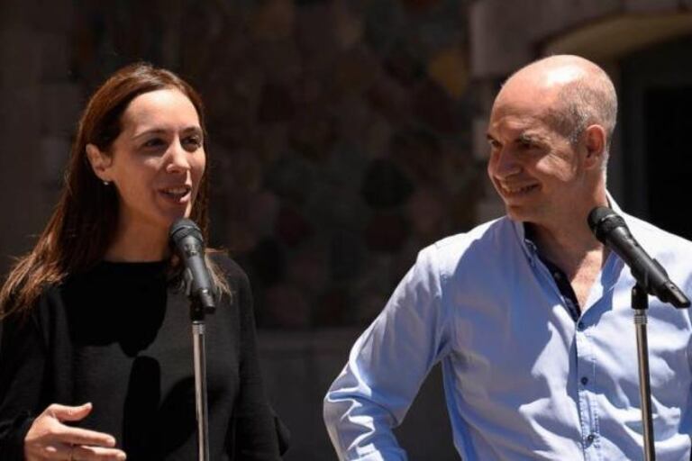 Vidal y Rodríguez Larreta, unidos en la postura frene a los docentes.