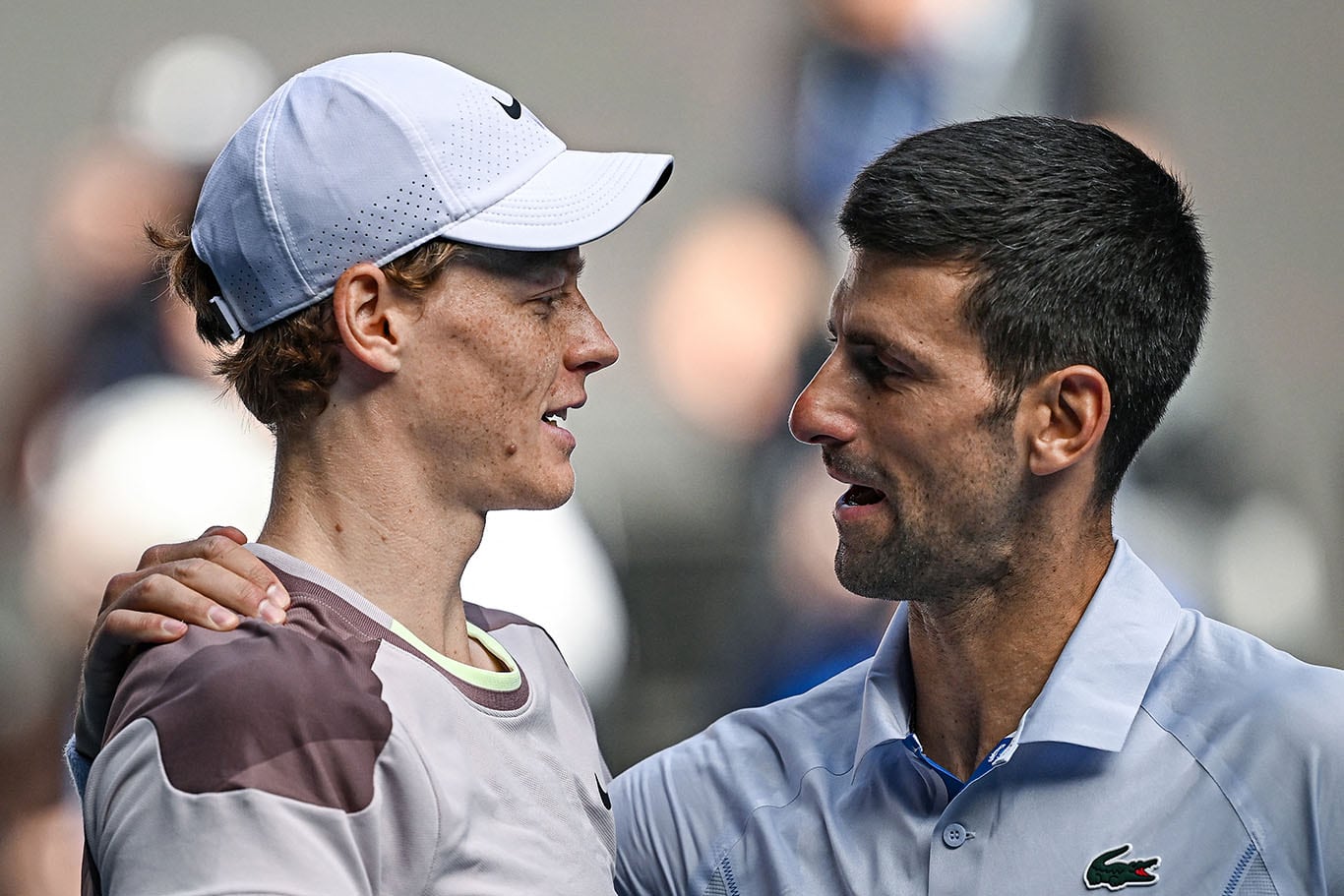 Jannik Sinner le ganó a Novak Djokovic en el Abierto de Australia y pasó a la final