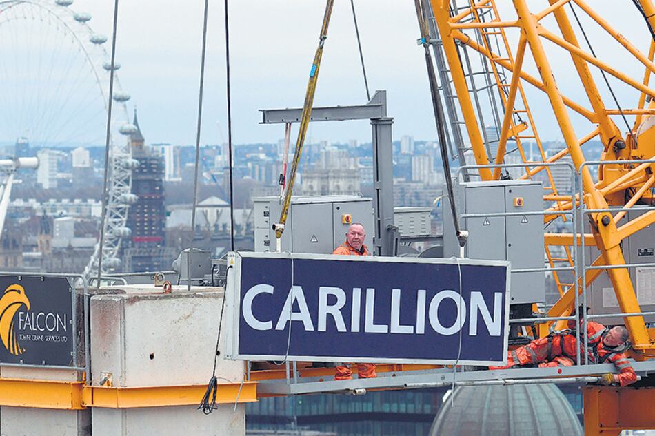 Carillion, la mayor constructora británica, quebró y puso en controversia todo el sistema de participación público-privada.