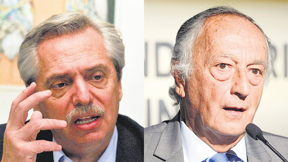 Alberto Fernández y Miguel Acevedo se reunieron ayer.