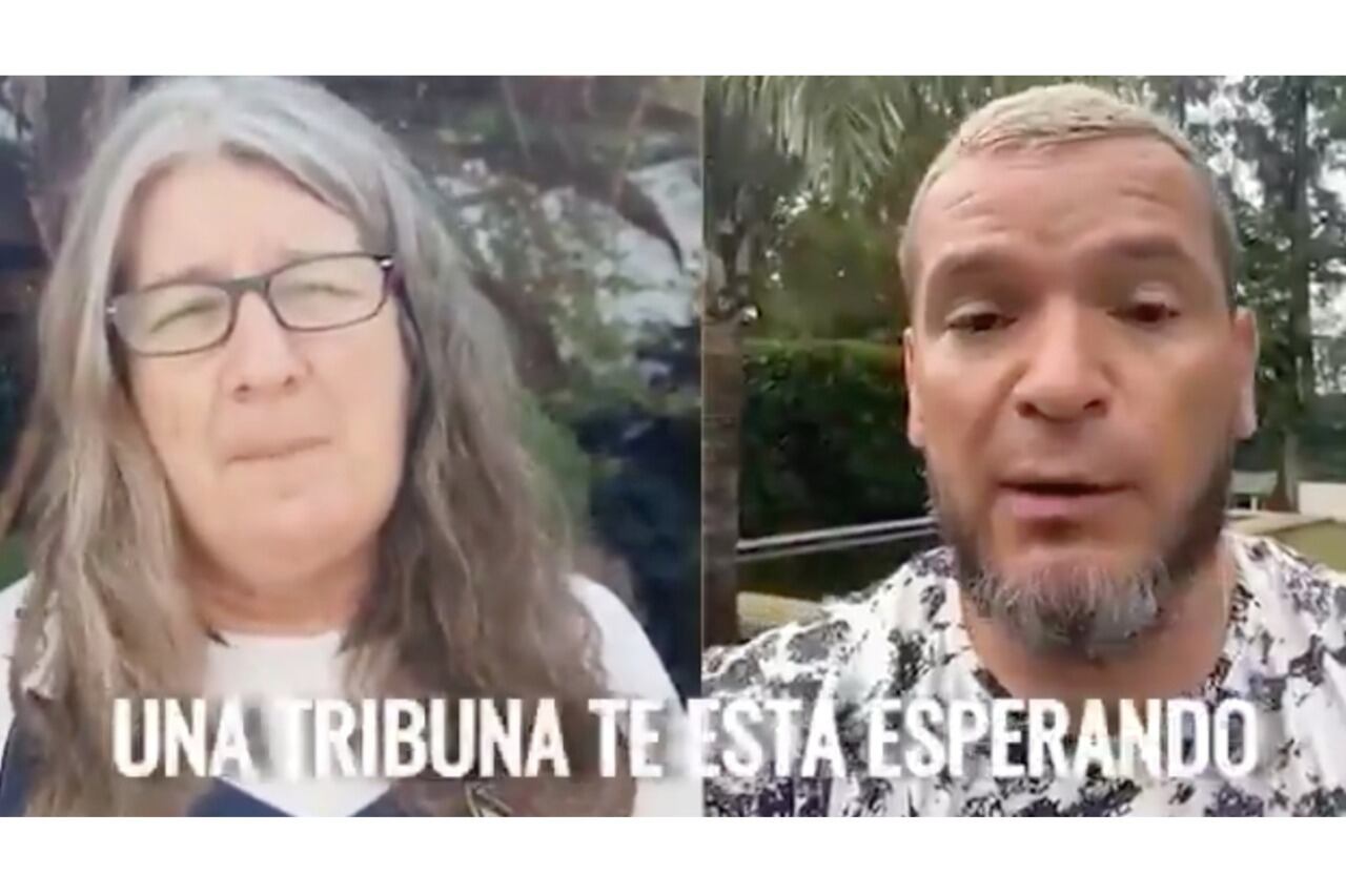 Mónica Santino y el Pupi Salmerón, protagonistas de la campaña por los y las nietxs que falta restituir.