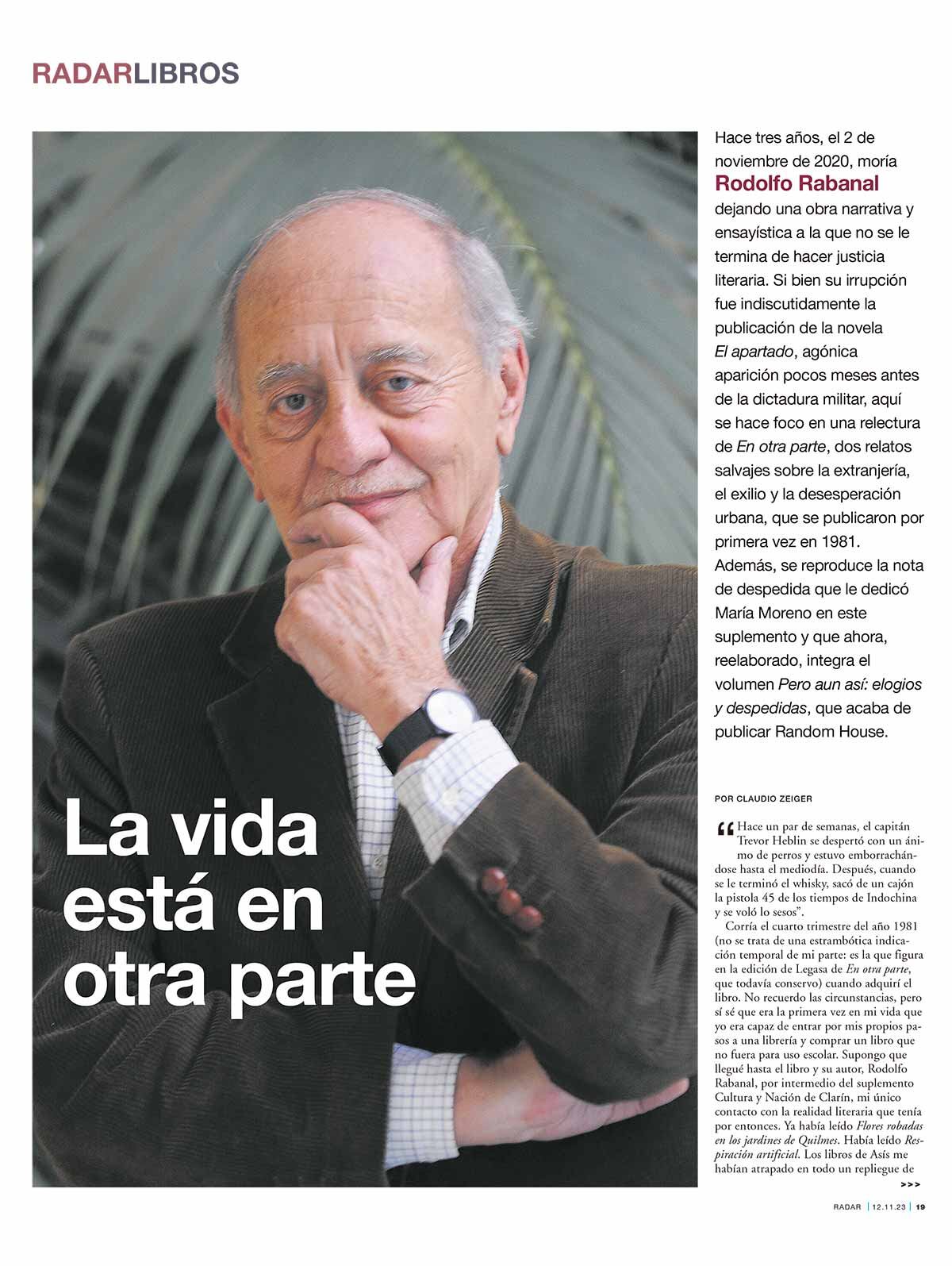 La vida está en otra parte - 10/11/2023