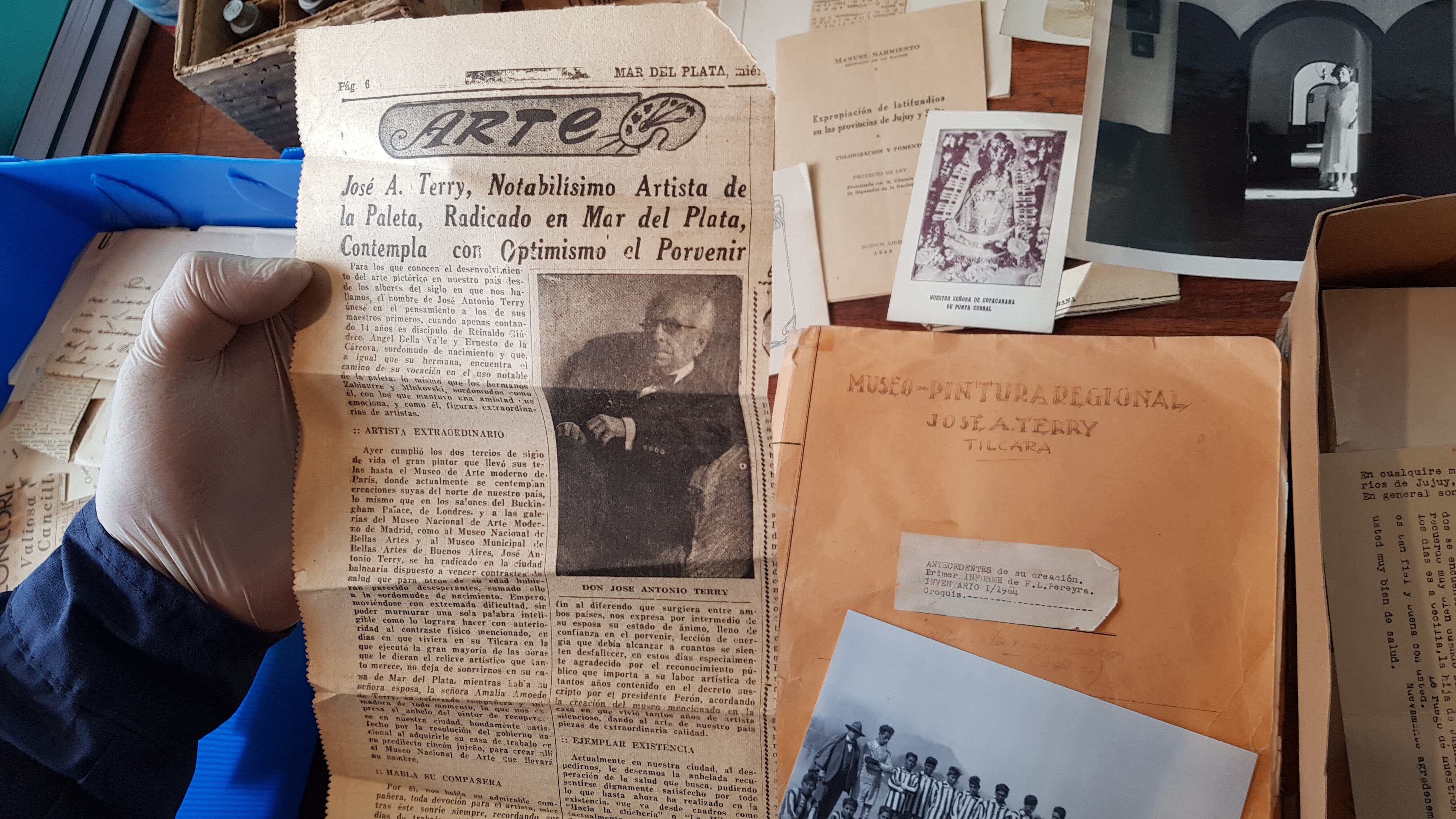 Artículo del diario La Mañana, de Mar del Plata, 1953