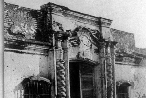 La foto que permitió reconstruir la Casa de Tucumán. Imagen: Museo Nacional de la Independencia.