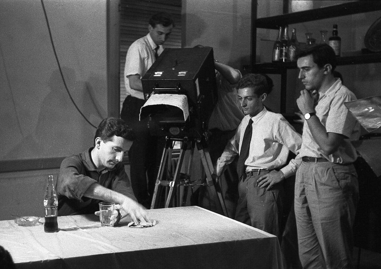 Estudiantes de la Escuela de Cine de la UNLP.