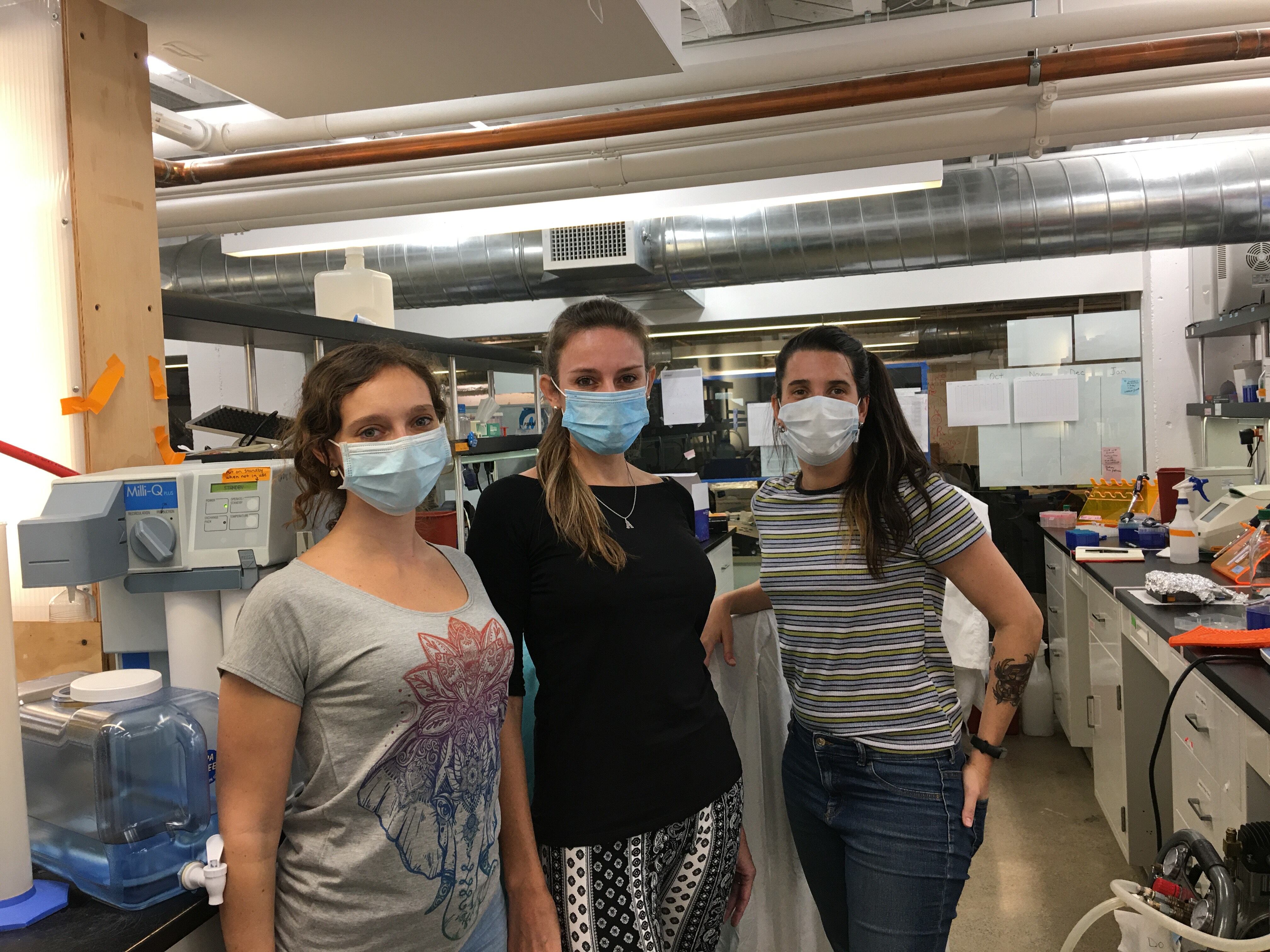 Antonela Palacios, María Eugenia Llases y Adriana Rinflerch