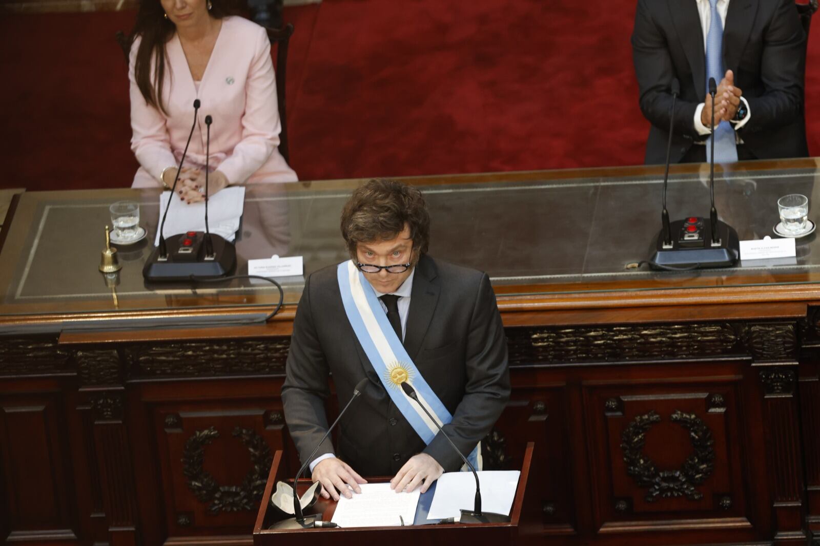 Milei insistió con con datos falsos en la apertura de sesiones en el Congreso.