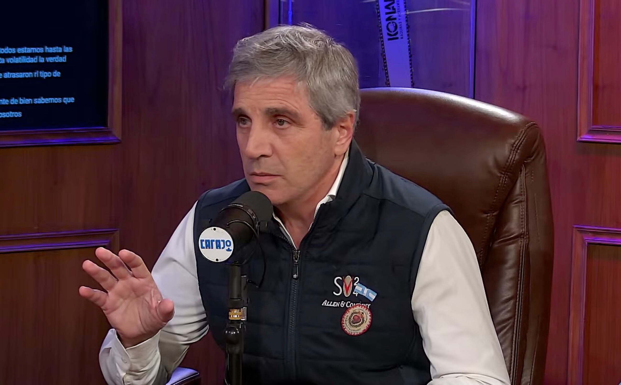 Luis Caputo quema las naves en su viaje a Washington.