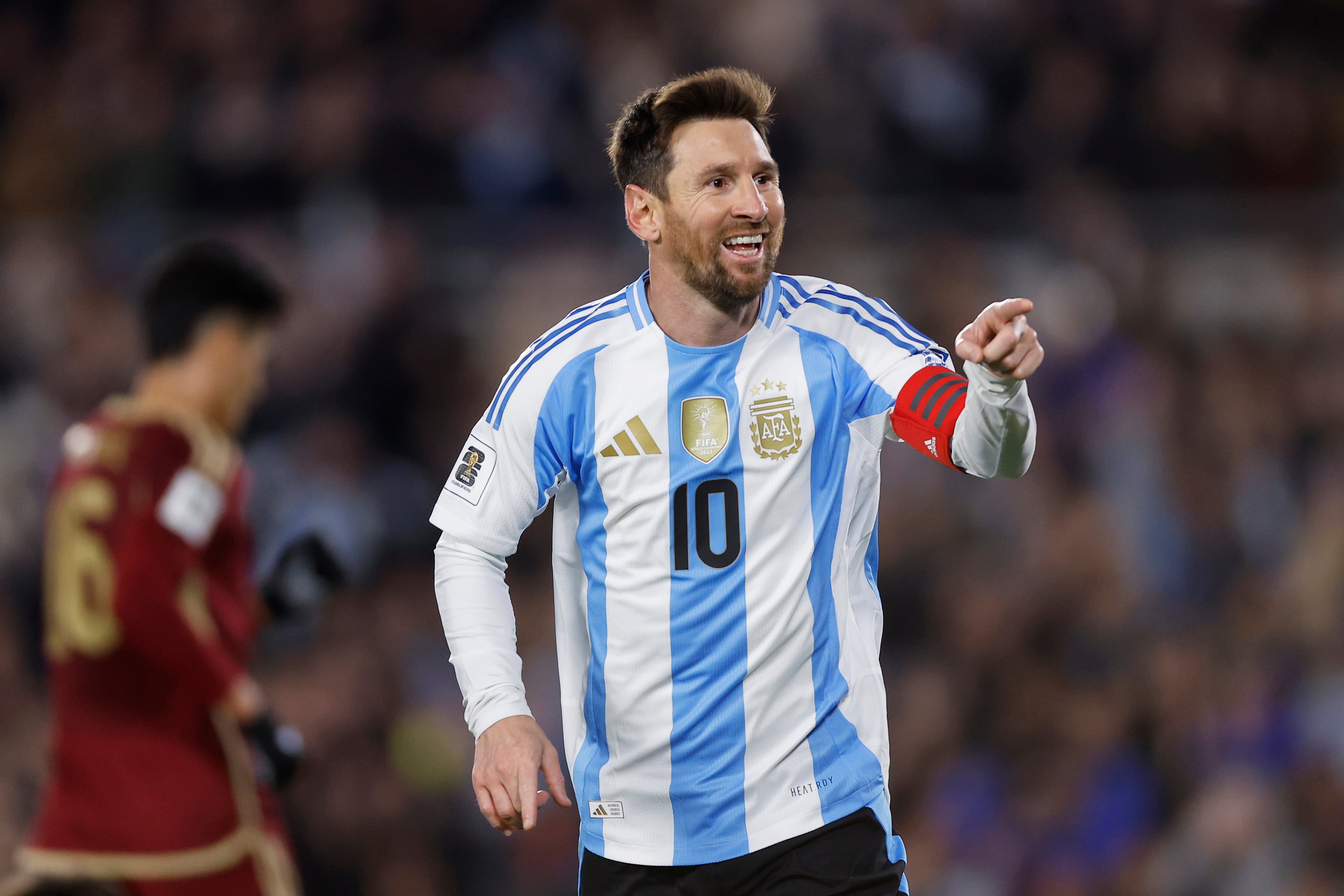 Messi conquistó su récord con los dos goles ante Venezuela