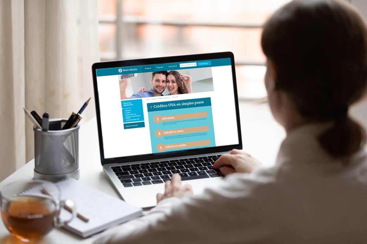 Los créditos UVA ajustan por la evolución de la inflación.