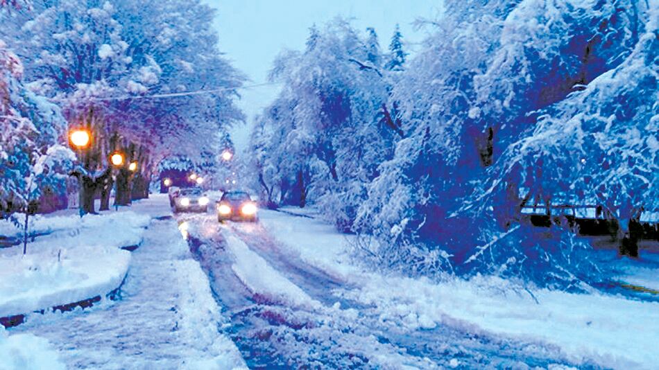 Caminos casi intransitables en El Bolsón.
