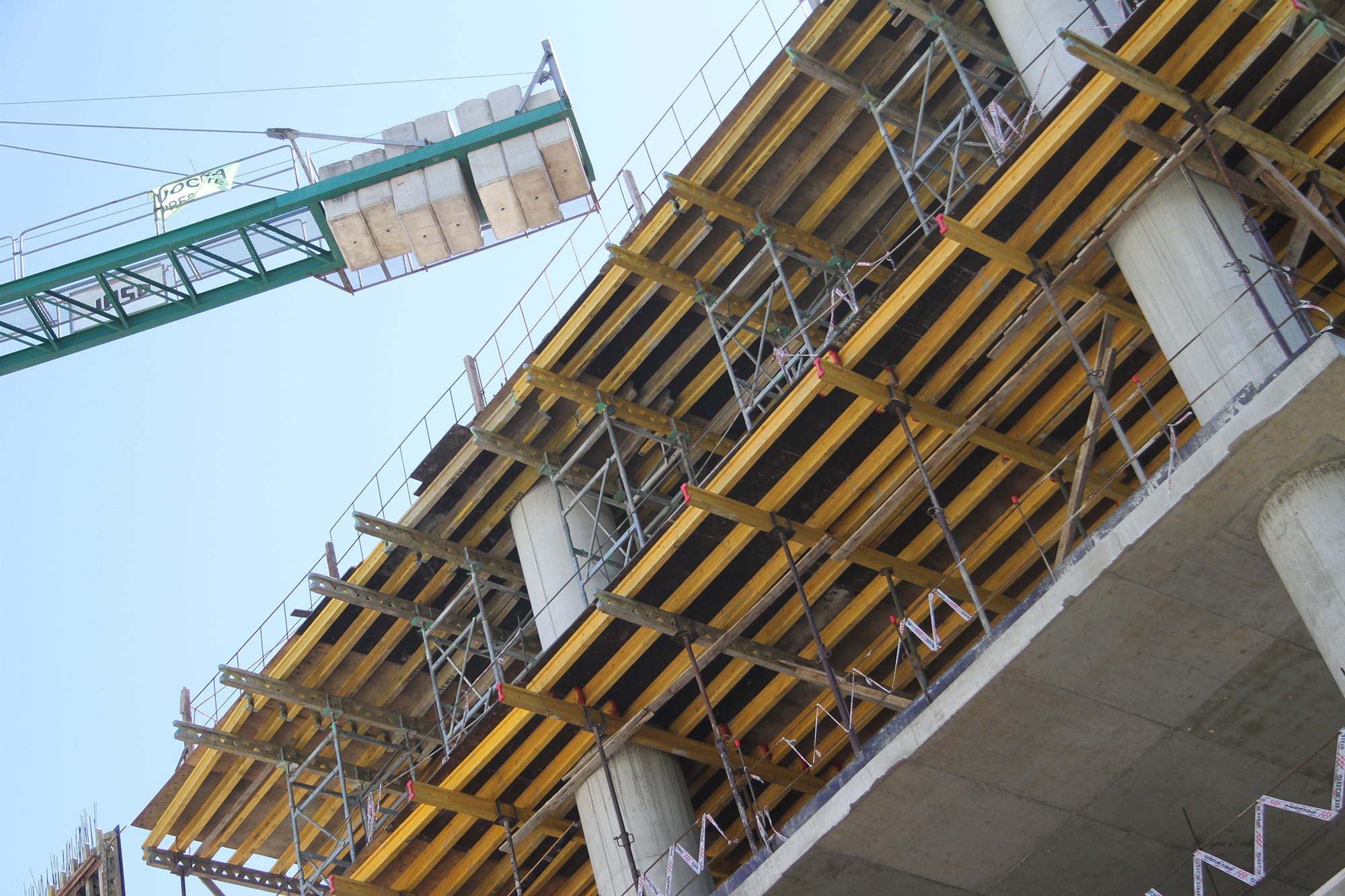 La construcción marca una caída interanual del 14,2 por ciento.