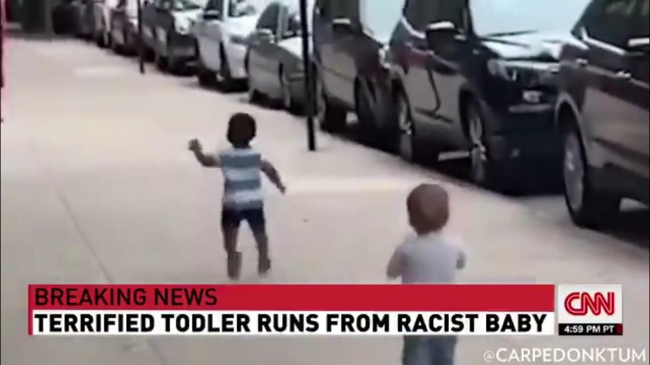 Trump manipula videos de la CNN para ridiculizar los conflictos raciales en Estados Unidos.