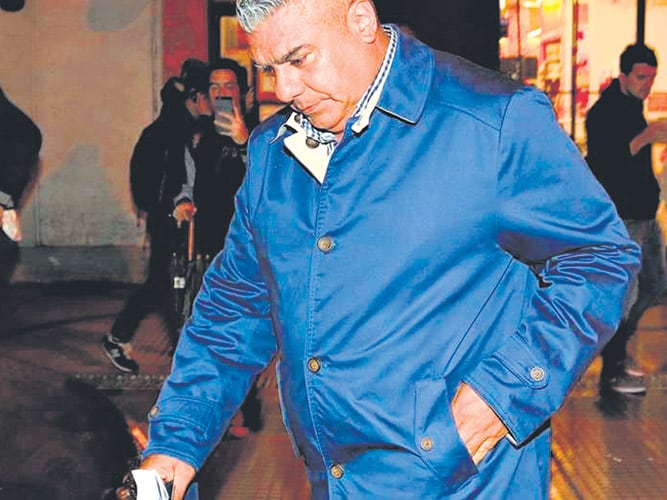 Claudio Tapia, en España. “No me reuní con nadie”, dijo sobre Baredes.