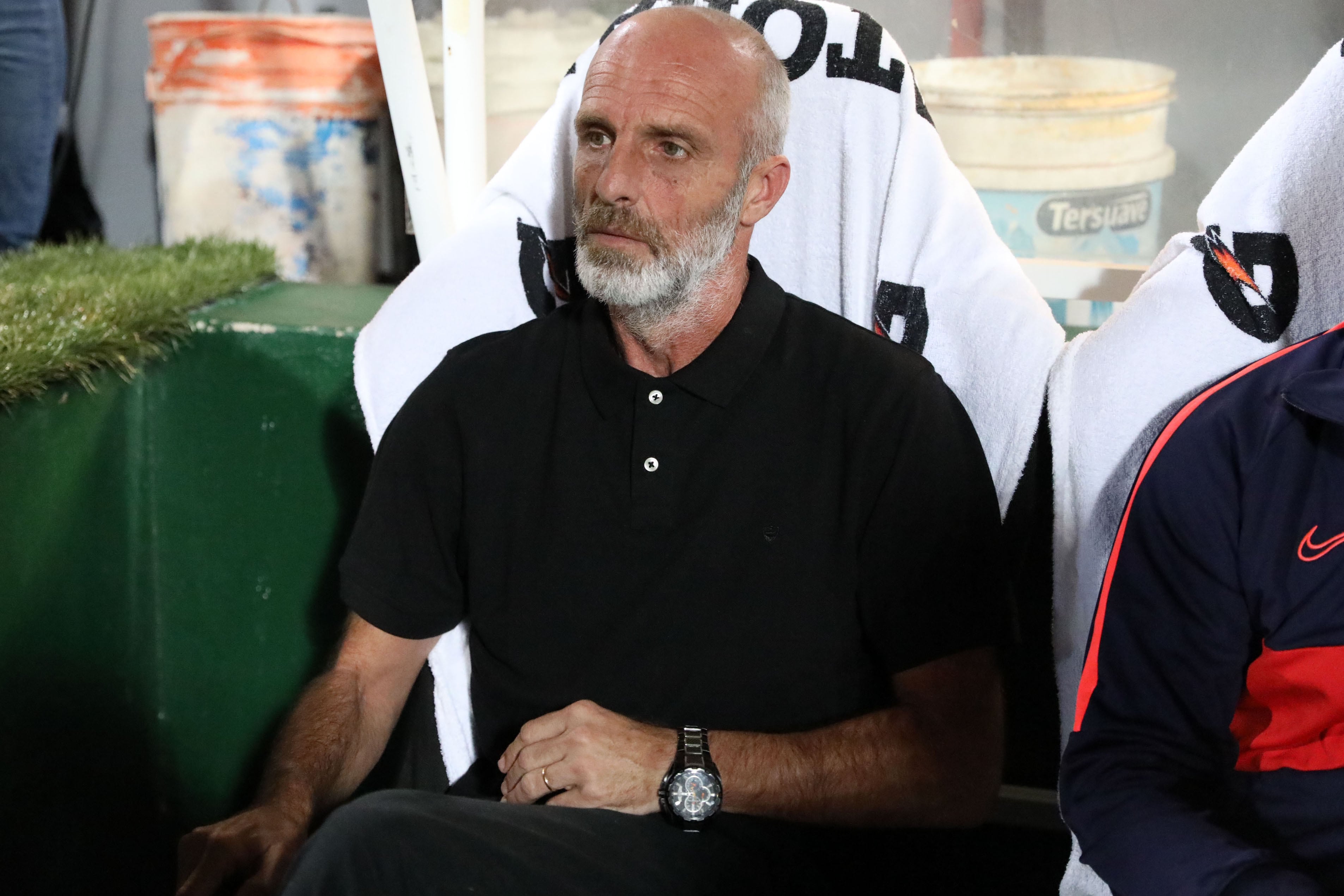 Diego Monarriz, DT de San Lorenzo.