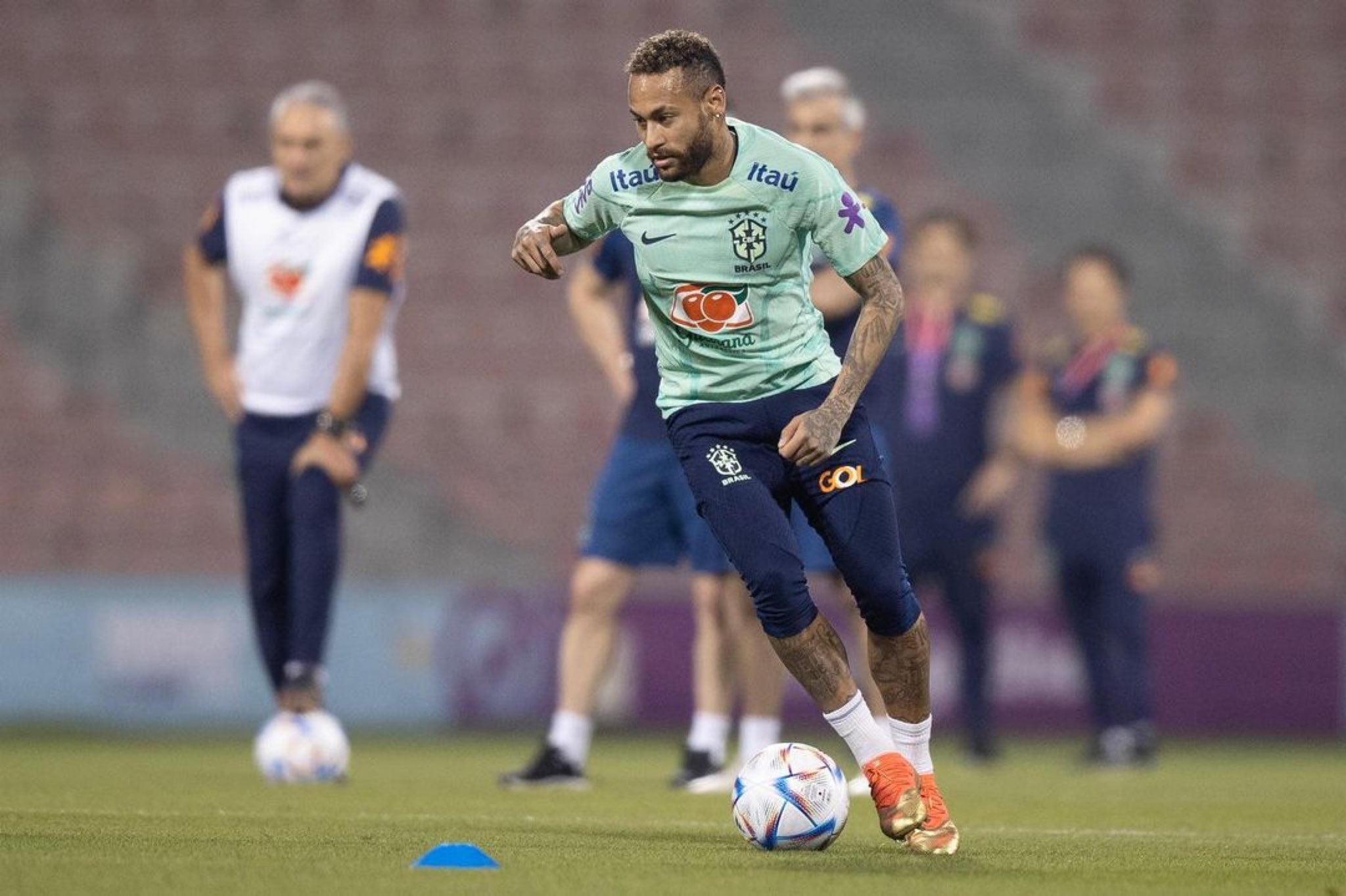 Neymar vuelve ante Corea del Sur tras recuperarse de su lesión. Imagen: @neymarjr