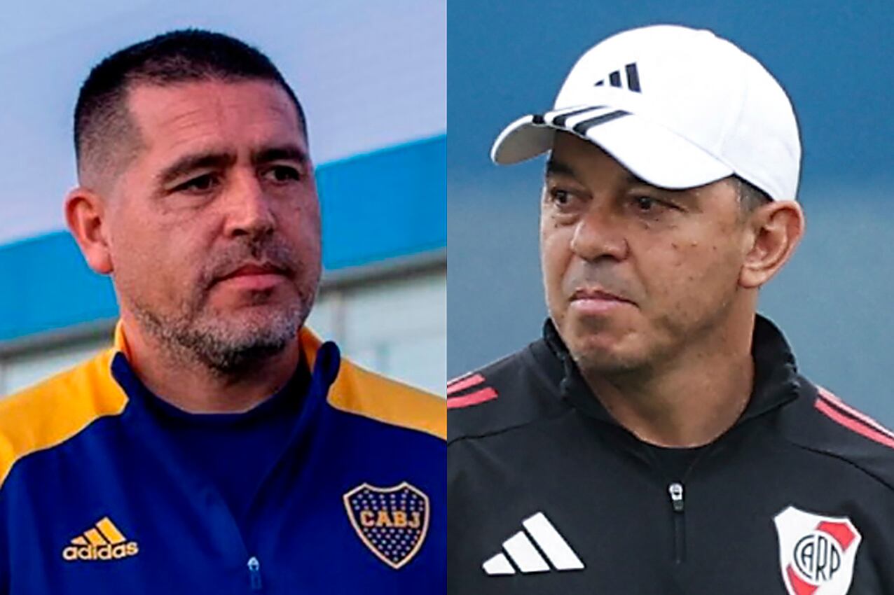 Riquelme, presidente de Boca. Gallardo, DT de River