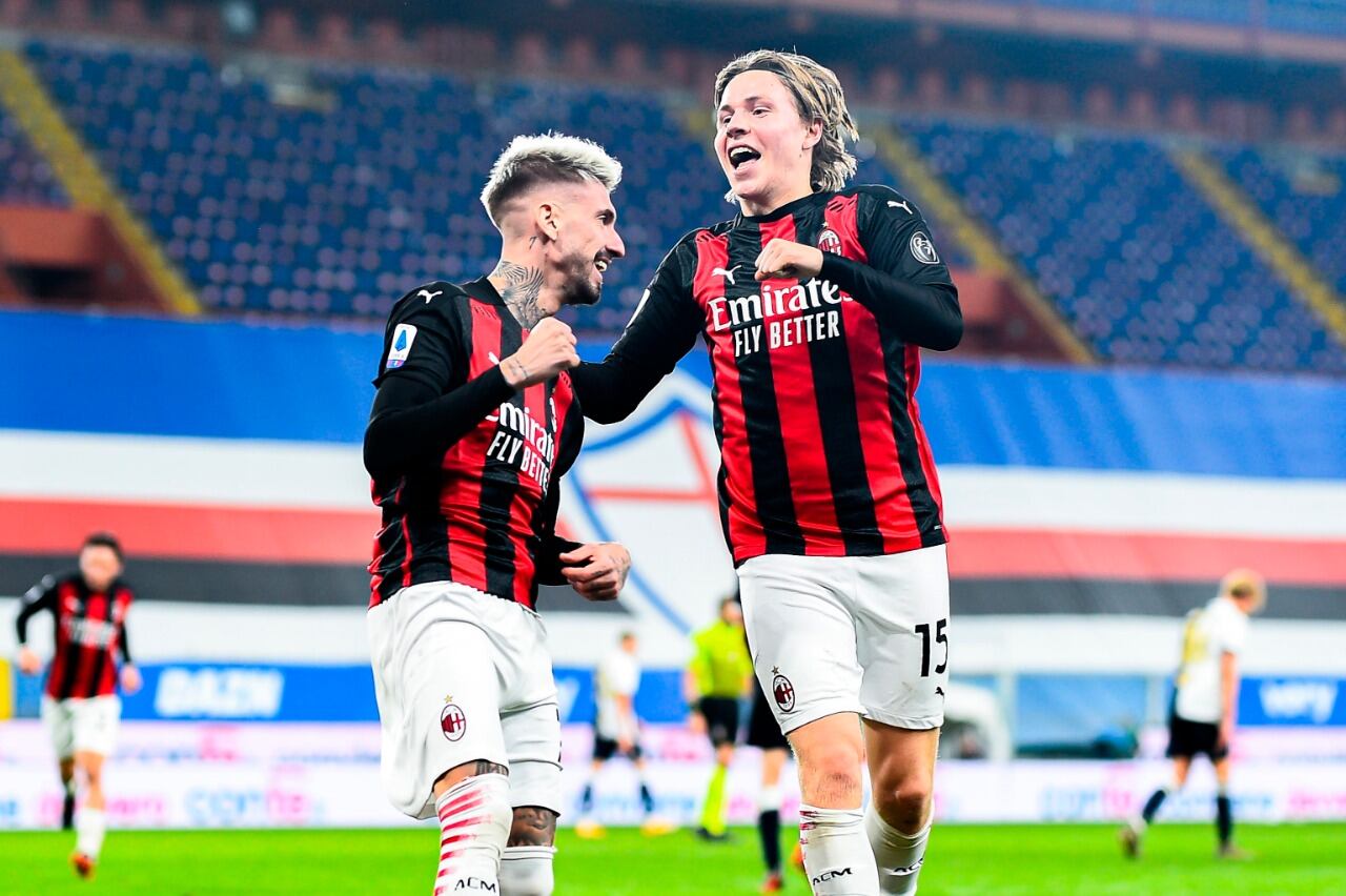 Samu Castillejo marcó el segundo del Milan.