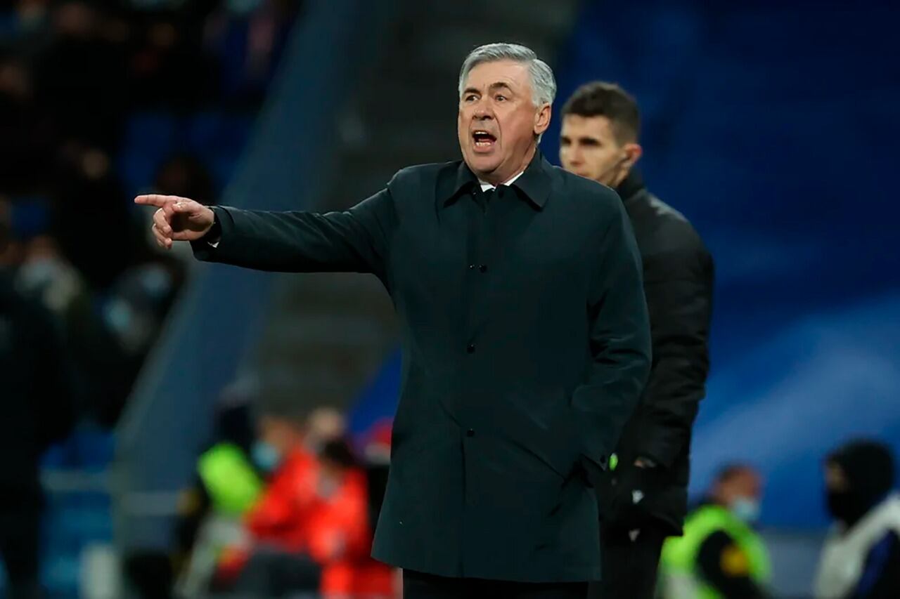 El técnico Carlo Ancelotti