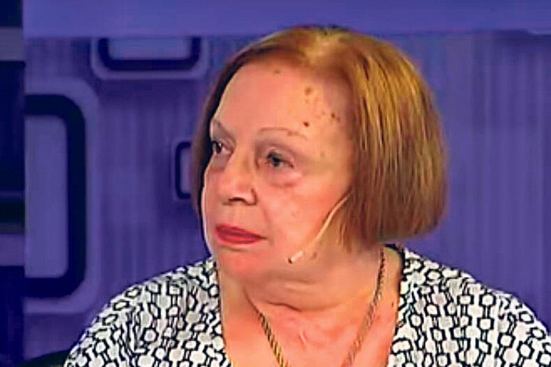 La ex enfermera del Hospital Posadas Gladys Cuervo.