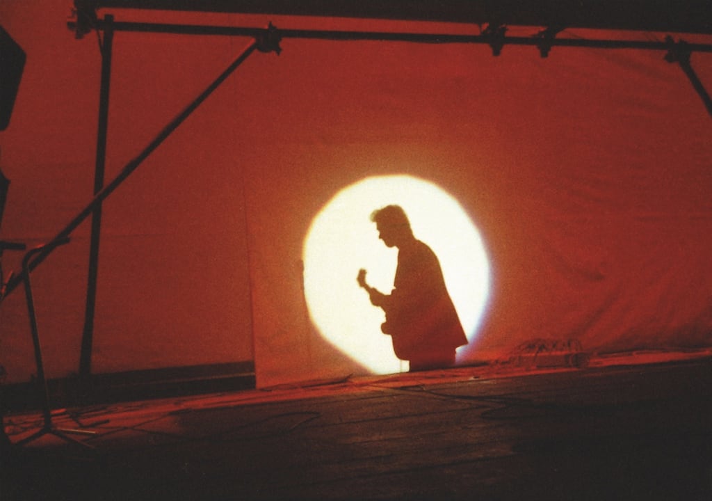 David Lebón fotografiado en los '80 por Charlie Piccoli