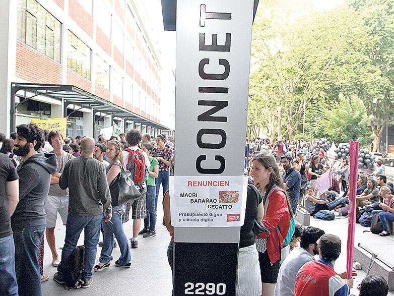 La declaración de los directores del Conicet se produjo tras la manifestación del miércoles.
