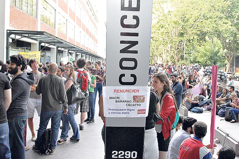 La declaración de los directores del Conicet se produjo tras la manifestación del miércoles.
