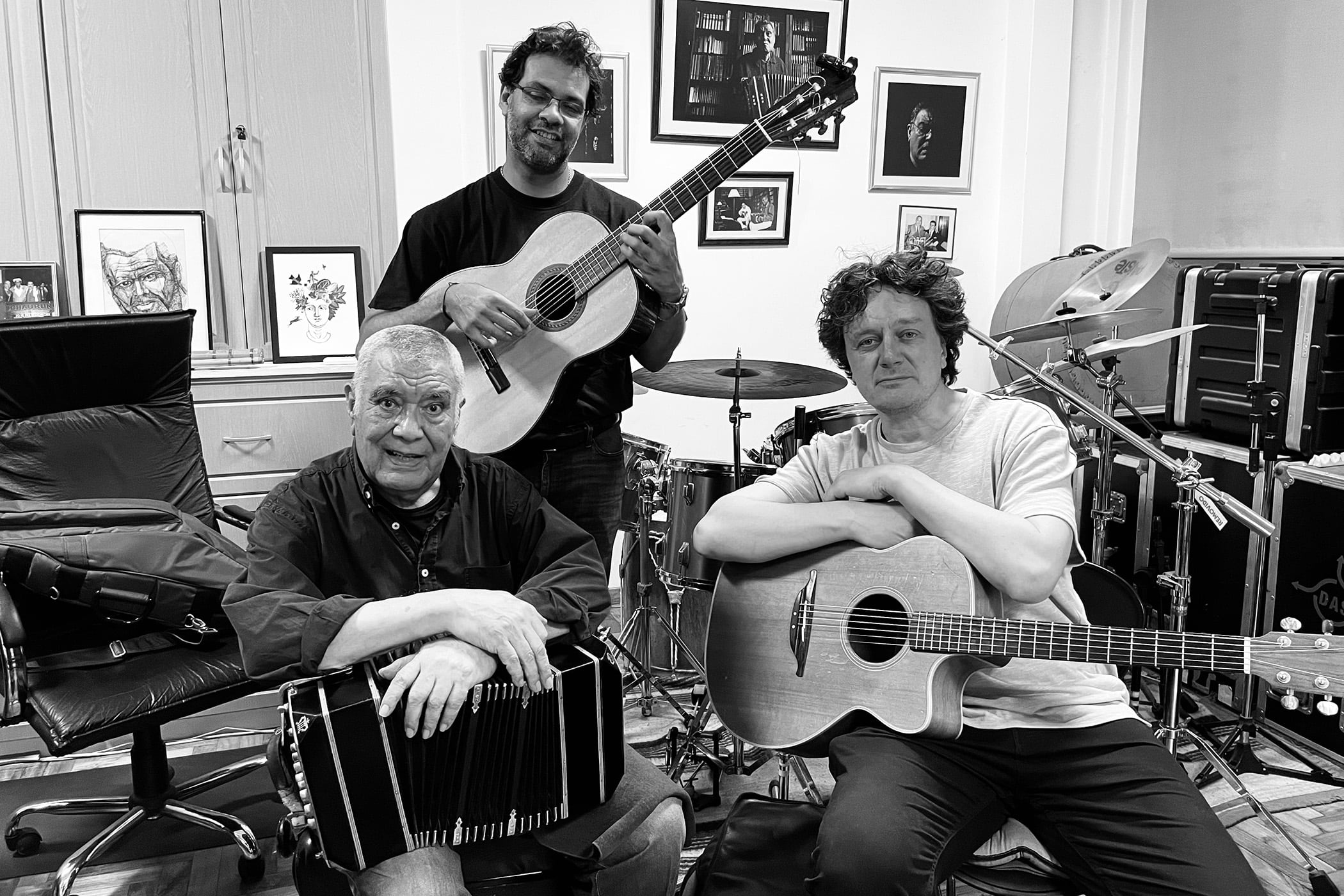 En trío, Saluzzi vuelve a dar muestras de versatilidad